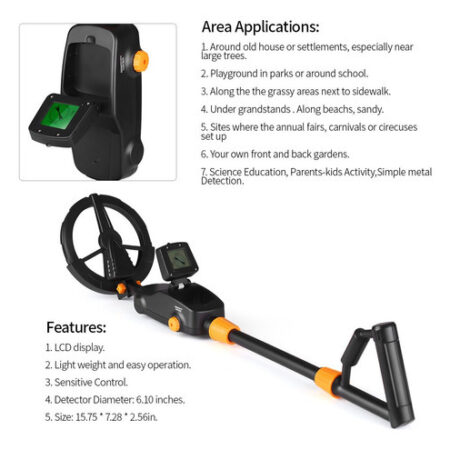Detectores De Tesouros Com Rastreador Gold Shovel Hunter - Imagem 2