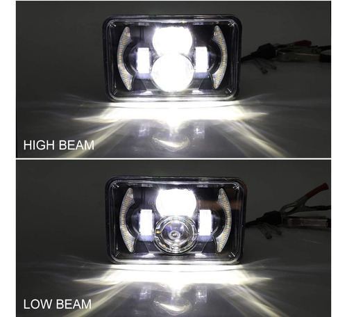 Farol Led 4x6 H4 Alta Baja Drl Turn Sigal 4656 F4000 - Imagem 6