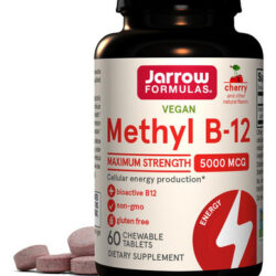 Jarrow Formulas Metil B-mcg - 60 Comprimidos Mastigáveis, Sa