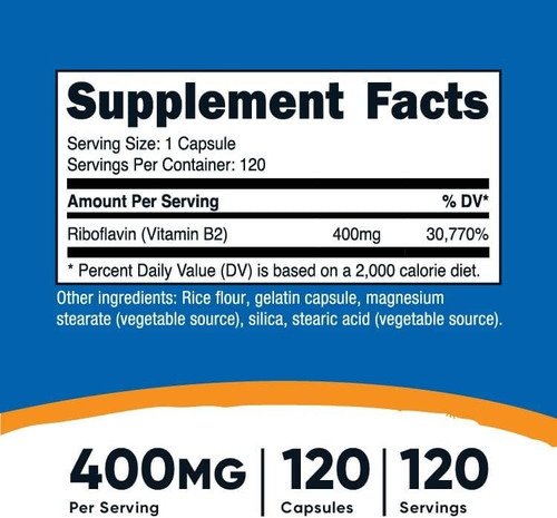 Vitamina B-12 Marca Nutricost, 400 Mg, 120 Comprimidos - Imagem 2