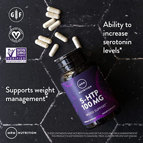 Mrm - 5-htp 100mg (extrato De Feijão Griffonia) Pureza Garan - Imagem 3