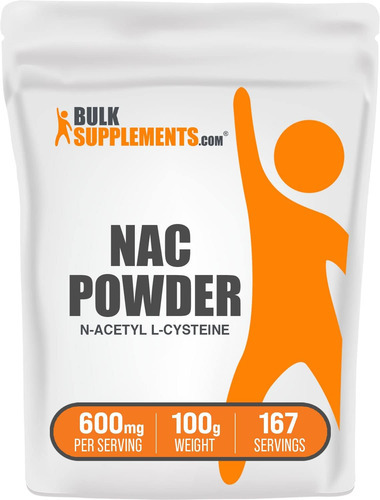 Nac Pó (n-acetil L-cisteína) - Nac 600mg - N-acetil Cisteína