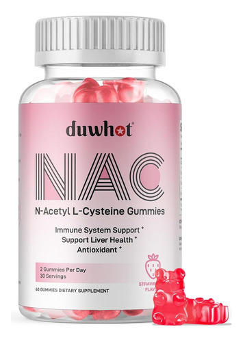 Gomas Duwhot Nac 600 Mg, Suplemento De N Acetil Cisteína Nac