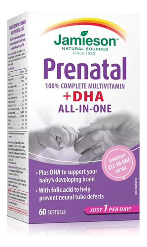 Jamieson Prenatal Multivitamínico Completo Com Suplemento Dh