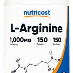 Suplemento Nutricost L-arginina 1000 Mg Comprimidos (150 Com