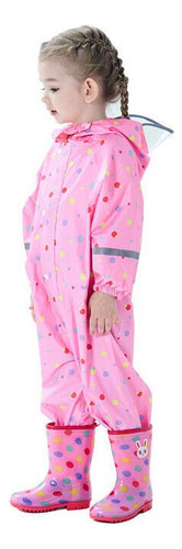 Capa De Chuva Infantil Capa Impermeável Poncho Fato De Chuva - Imagem 61