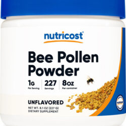 Pólen De Abelha Em Pó Nutricost 227 Porções 227 Ml Sem Glúte