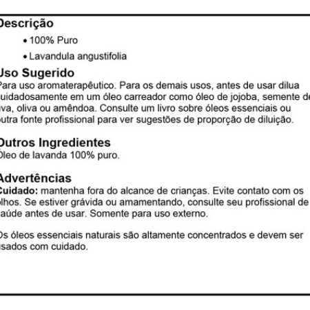 Óleo De Lavanda Now Foods 10ml 100% Puro Importado - Imagem 4