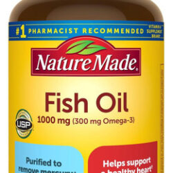 Nature Made Fish Oil 1000 Mg Softgels, Suplementos De Óleo D
