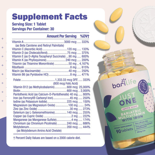 Apenas Um - Multivitamínico Bariátrico Com Ferro Uma Vez Ao - Imagem 3
