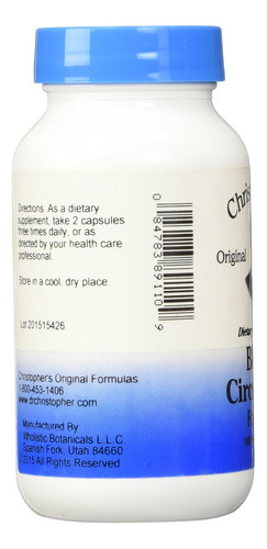 Christophers Original Formulas Cápsulas De Fórmula De Circul - Imagem 4