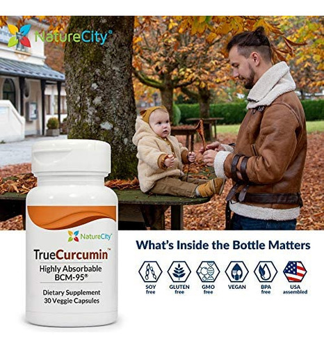 Verdadeira Curcumina Com 500 Mg De Curcumina Bcm-95 Absorví - Imagem 2