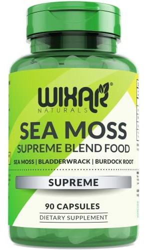 Cápsulas De Musgo Marinho Orgânico Wixar Naturals - Cápsula
