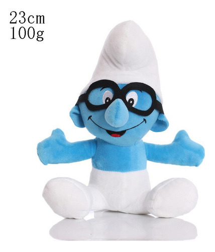 6 Unidades / Conjunto Smurf Boneca De Pelúcia Brinquedo - Imagem 2