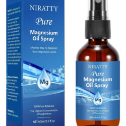 Spray De Óleo De Magnésio, Óleo De Magnésio 100% Natural E P
