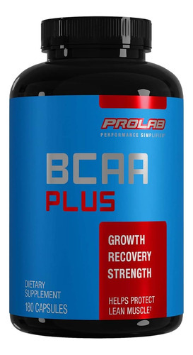 Prolab Bcaa Plus, Cápsulas De Aminoácidos De Cadeia Ramifica