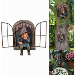 Acessórios De Decoração De Jardim Com Estátua De Resina Arte