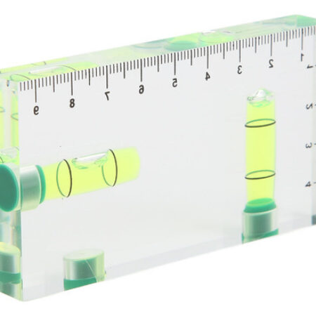 Nível De Bolha Horizontal Totalmente Transparente Bidimensio - Imagem 6