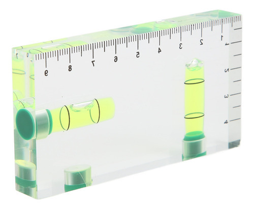 Nível De Bolha Horizontal Totalmente Transparente Bidimensio - Imagem 6