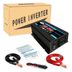 Inversor De Carro 12v-110v 4000w Smart Digital 2 Saída