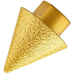 2x Broca Chanfro Chanfrada De Diamante P/ Porcelanato 38 Mm