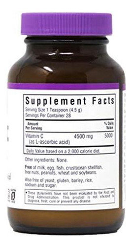 Cristais De Vitamina C Da Bluebonnet Nutrition, Para Saúde I - Imagem 7