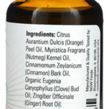 Mistura De Óleo Spice Cider Now Foods 30 Ml Importado 5un - Imagem 3