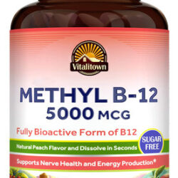 Suplemento De Vitamina B12 (metil B12) Vitalitown 5000mcg