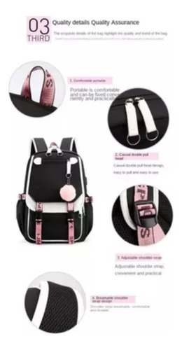 Mochila De Grande Capacidade 2025 New Series Stitch W1 2pc - Imagem 9