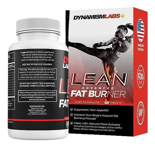 Dynamism Labs Lean Advanced Fat Burner | Extrato De Garcinia - Imagem 2