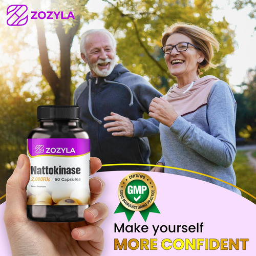 Suplemento Zozyla Nattokinase 2.000 Fu, 60 Cápsulas - Melhor - Imagem 5