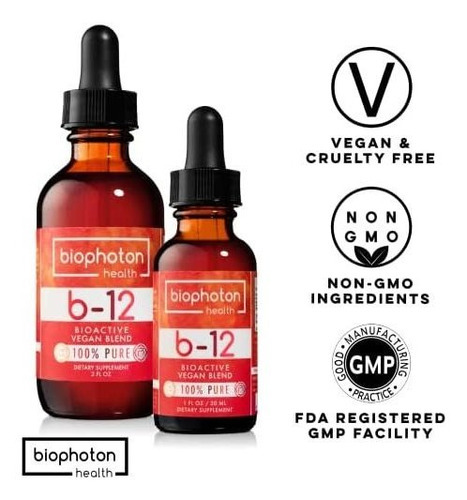 Biophoton Health Vitamin B12 Bioactive Methyl Blend - Liquid - Imagem 4