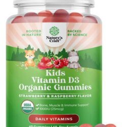 Gomas Orgânicas De Vitamina D Para Crianças - Gomas Veganas