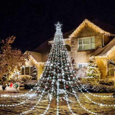 Decoração Solar De Natal Led Strip Light Enfeites De Árvore — foto 12