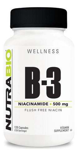 Suplemento De Niacinamida Nutrabio Para Lipídios Sanguíneos