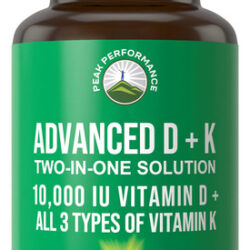 Suplemento Peak Performance Advanced Vitamina D 10000 Ui W/