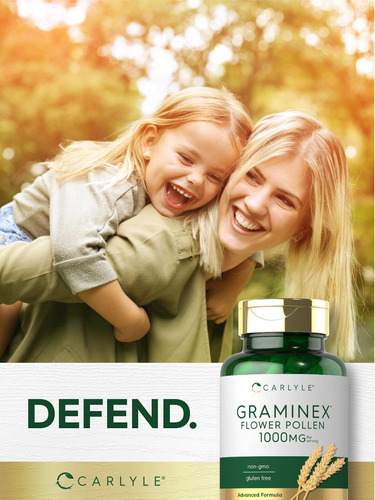 Extrato De Pólen De Flor Carlyle Graminex | 1000mg | 60 Cáps - Imagem 5