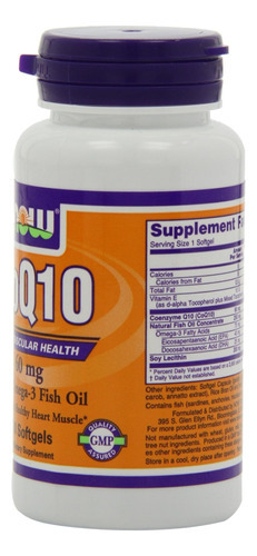 Agora Alimentos Coq10 60 Mg 3 Óleos De Peixe, 60 Softgel - Imagem 3