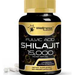 Cápsulas Orgânicas Puras Do Himalaia Shilajit 120 Contagens