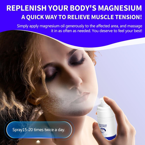 Spray De Óleo De Magnésio, Óleo De Magnésio Natural De Magné - Imagem 6