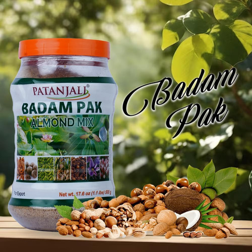 Patanjali Badam Pak Amêndoa Mix Lb Nova Pacote - Imagem 6