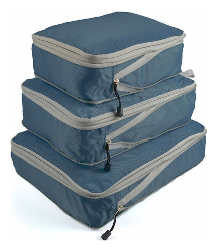 Cubos Embalagem Compressão, Malas, Viagens Essenciais 3pcs - Imagem 8