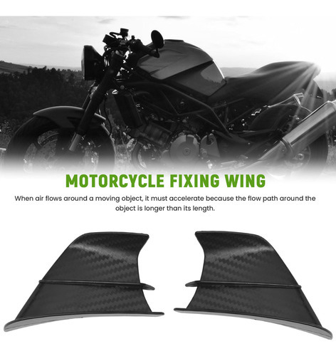 Kit De Asa Aerodinâmica Para Motocicleta Winglet Spoiler Mot - Imagem 4