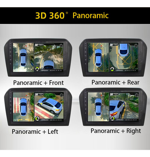 Câmera De Carro De 360° Com Visão Panorâmica Surround 1080p - Imagem 5