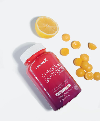 Revive X Glute Gummies, Creatine Gummies 3g, Lemon Drop, 30 - Imagem 7