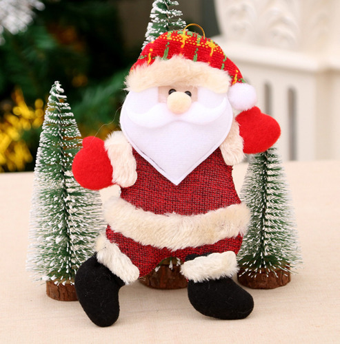 Decoração De Natal, 4 Peças De Enfeites, Presente, Papai Noe - Imagem 3