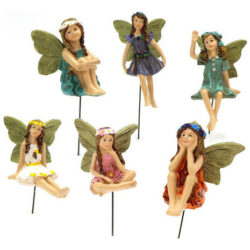 Yiyi Mini Fadas - Estátua De Decoração De Ornamentos De