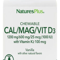 Naturesplus D3 Mastigável Com Vitamina K2-60 Comprimidos Mas