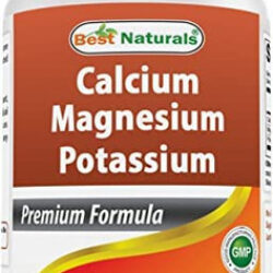 Best Naturals Cálcio Magnésio Potássio 120 Comprimidos Sin Y