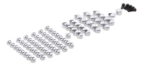 Chrome Toppers Caps E Parafusos Definidos Para Harley Softai